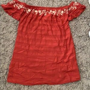 Off-the-shoulder dress